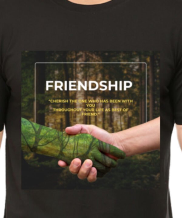 Ecofashionista Men Nature Frienship Half Sleeve - Image 2