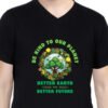 Ecofashionista Men Be Kind To Our Planet  T-shirt Half Sleeve - Image 2