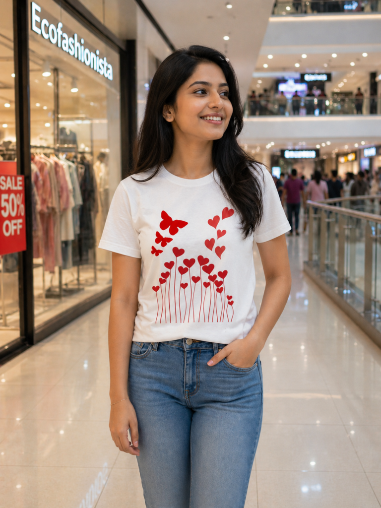 Ecofashionista Love & Butterflies T-Shirt